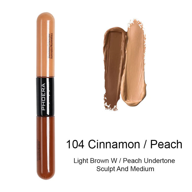 Concealer 2 en 1 Phoera Vraicop Cinnamon/Peach 104 