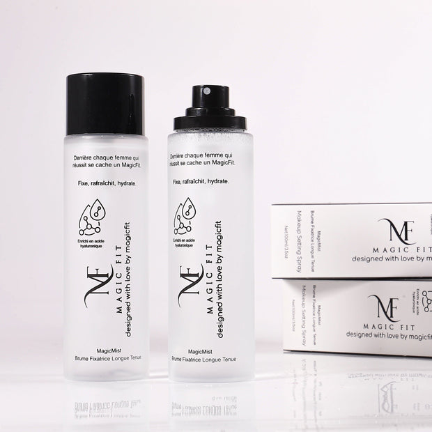 MagicMist: fixateur longue tenue de magicfit enrichie en Acide hyaluronique Vraicop 
