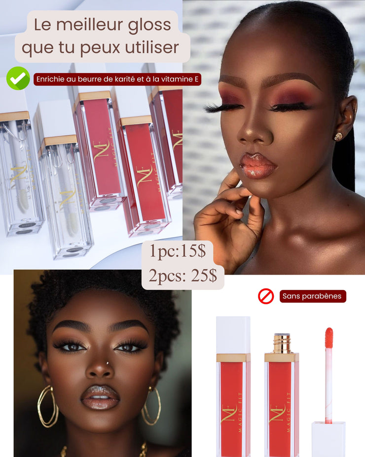 Gloss hydratant magicfit enrichie au beurre de karité et vitamine E Vraicop 