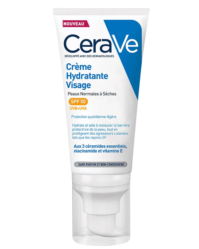 Cerave Crème hydratante Visage SPF 50 Vraicop 