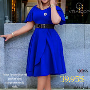 Robe avec ceinture nouvelle collection modèle 2 Vraicop 