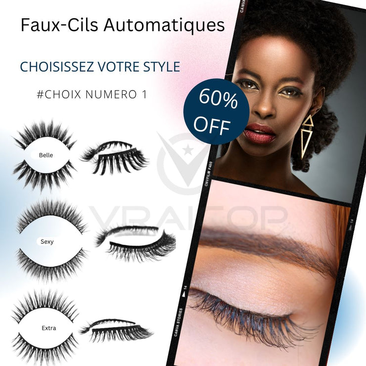 Faux cils automatique: La belle Raya Vraicop 